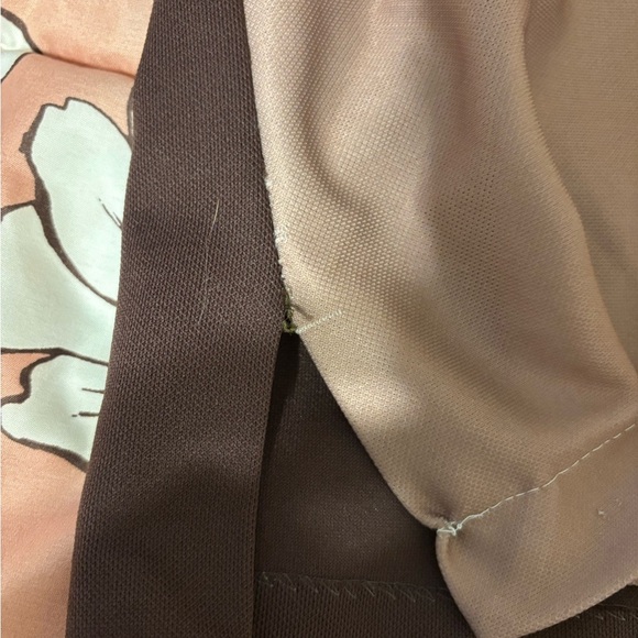 Vintage Style Brown and White Men's Shirt - Picture 9 of 9